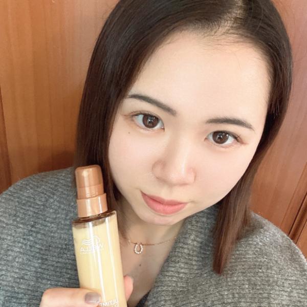 ウエラ様の新作ヘアミルク使ってみました♡1回で髪全体になめらか実感！！