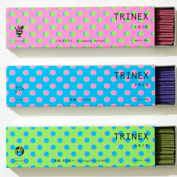 香りの老舗3社が共創。限定お香「TRINEX〈未来三香〉」が香り博2026で登場