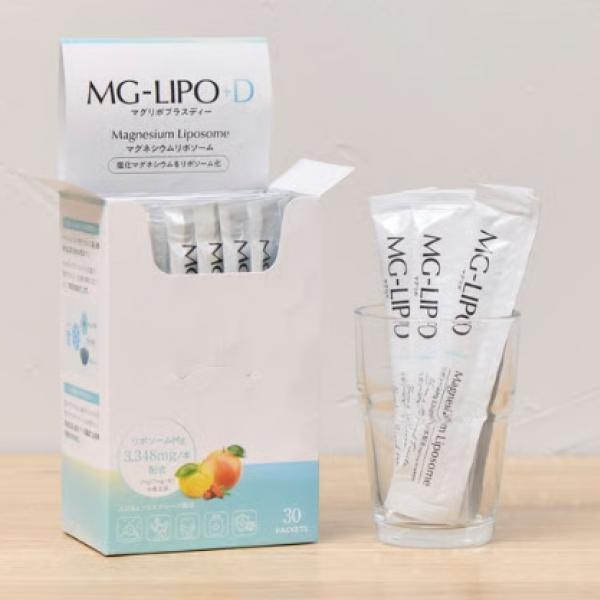 日本初リポソームタイプの飲むマグネシウム「MG-LIPO」が「MG-LIPO＋D」に進化。毎日に取り入れやすい新習慣に注目