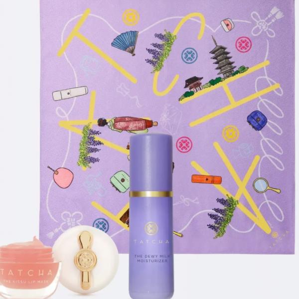 アメリカ発「MADE IN JAPAN」の発酵スキンケア『タッチャ』から、foxco×京都の風呂敷付き限定セットが登場♡