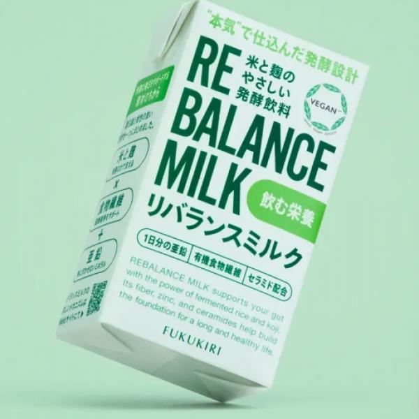 毎日の"育菌"習慣が変わる♡福霧「リバランスミルク」9/17先行発売〜米と米麹の発酵で菌ケア×整える新発想〜