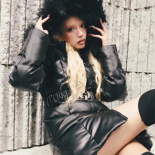 ◇ 毎年大ヒット「GYDA」のベルト付きダウンが今年も登場♡レザー素材でエッジィにアップデート