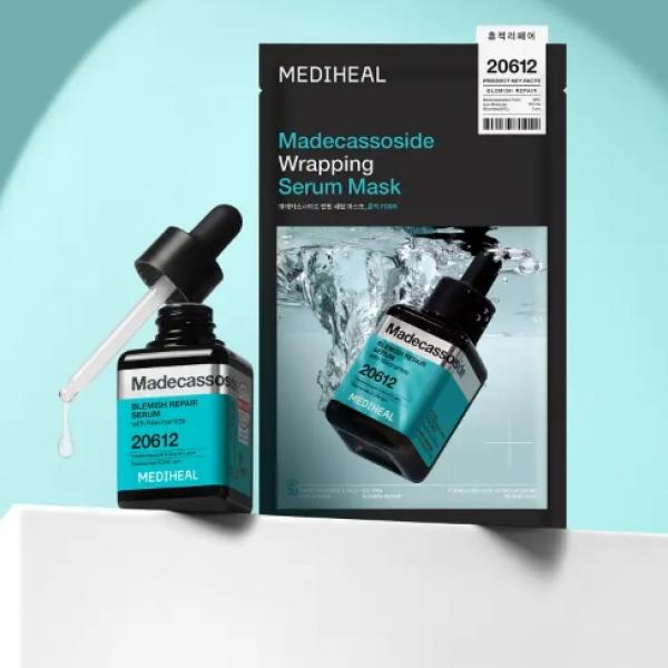 【世界44カ国で愛される】MEDIHEAL「マデカッソシドエッセンシャルマスク＋ブレミッシュリペアセラム」3名様へ！