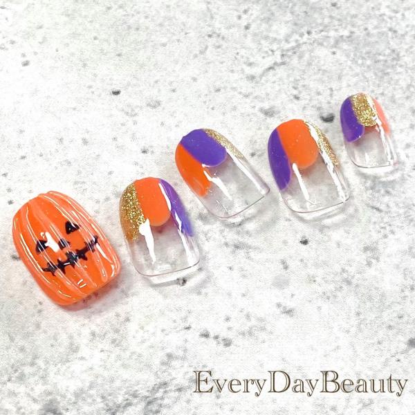 ハロウィンネイル♡   10月23日（日）無料ネイルモデル募集☆　10時、13時、15時、18時 20時開始　の5枠