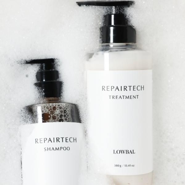 【LOWBAL】プロの知見を活かした新ブランドが誕生◎「美のギャップを埋める、これからのスタンダード。」を掲げるヘアケアシリーズ「REPAIRTECH」が12/24予約発売