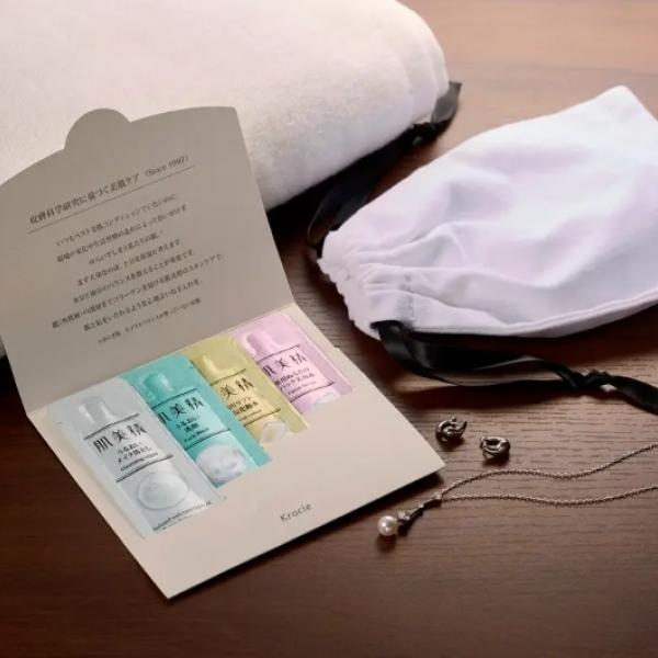 ホテル・温浴施設のアメニティが進化!『肌美精 コラーゲン美肌シリーズ』リニューアル&スキンケア台紙セット新登場♡