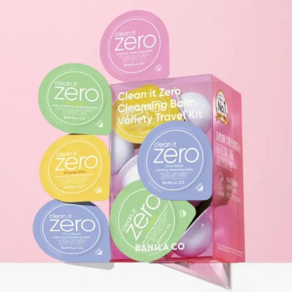 BANILA COの人気クレンジングバームから、持ち運びにうれしい「クリーンイットゼロ クレンジングバーム バラエティ トラベルキット」が登場