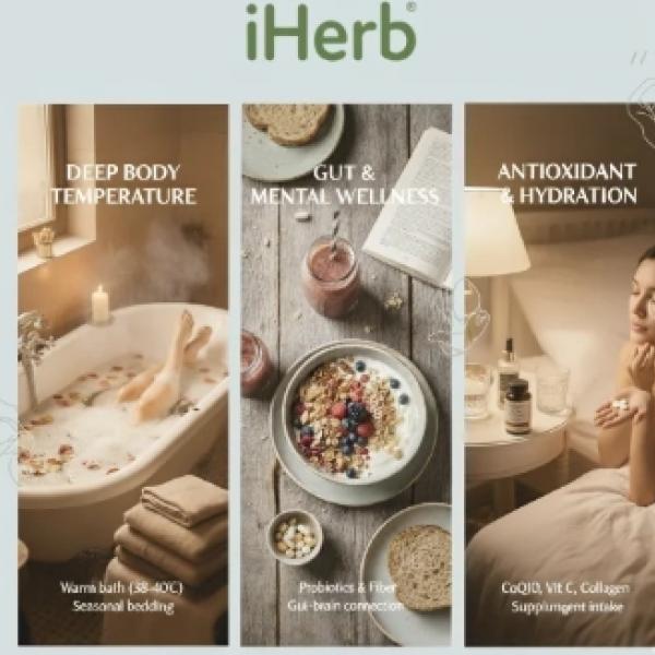 ◆医師が語る秋冬のウェルネス習慣♡iHerbが「睡眠と体内時計」を整えるヒントを公開