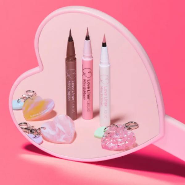 ラブ・ライナーから、チャーム付きミニアイライナーが登場♡バッグに付けて持ち運べる可愛さ♥