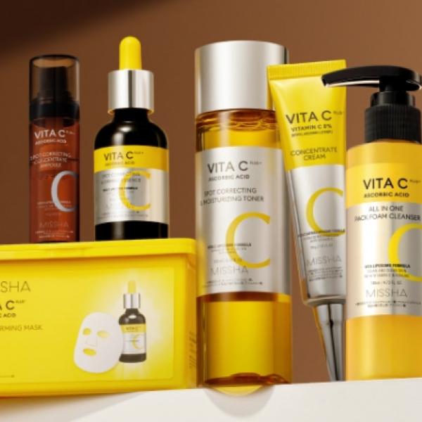 【MISSHA ビタシープラス3品使ってみました！】化粧水・美容液・ジェル洗顔をラインで試したくなる、みずみずしい透明感ケア♡