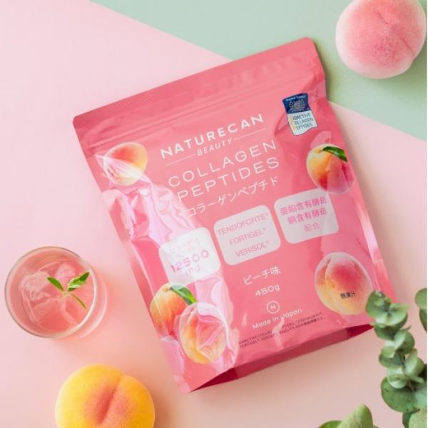 1時間で200個完売の実力♡英国発「Naturecan Fitness」の特許取得コラーゲンペプチドにピーチ味が登場