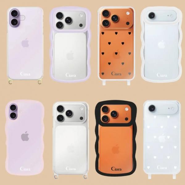 いち早く新型iPhone17に対応♡ Ciaraの人気クリアケース3種類が新機種対応で登場！ウェーブフレームは7色展開で選び放題