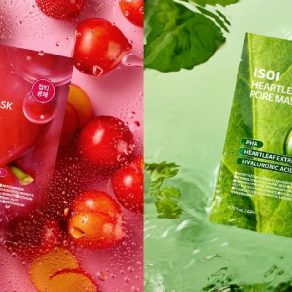 韓国ナチュラルコスメ「ISOI」から肌悩み別シートマスク2種が登場♡