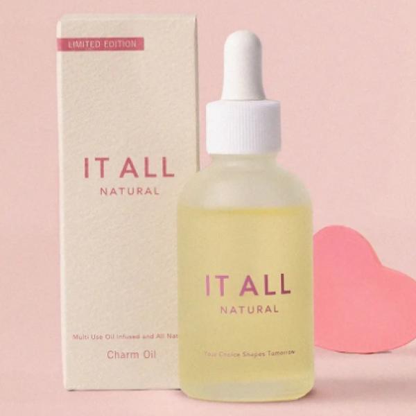 バレンタイン目前♡IT ALL NATURALから数量限定「チャームオイル」登場。伊勢丹新宿店でPOP UP開催