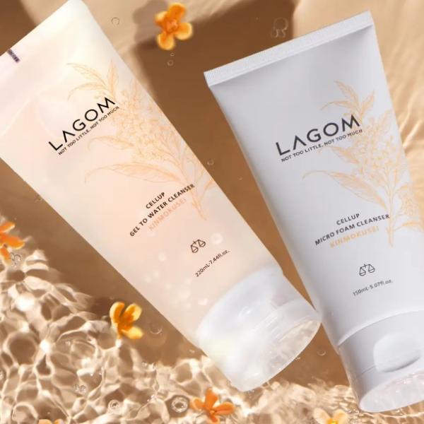 数量限定キンモクセイの香り♡韓国発【LAGOM】朝夜セット洗顔で至福の洗顔タイム♪