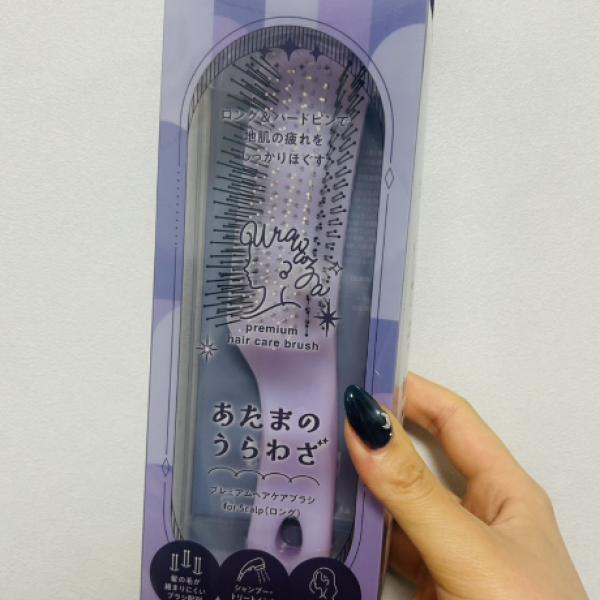 あたまのうらわざ プレミアムヘアケアブラシ【ロング】使ってみました！長い髪でもとかしやすくて、奥まで届く感じが心地いい♡