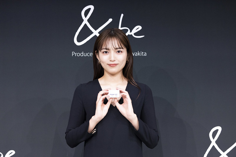 【NEWS】 川口春奈『&be』新CM発表会♡新商品「マッサージクリーム」新作整肌美容液「VCセラム10」