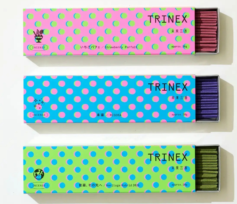 香りの老舗3社が共創。限定お香「TRINEX〈未来三香〉」が香り博2026で登場