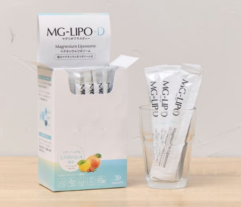 日本初リポソームタイプの飲むマグネシウム「MG-LIPO」が「MG-LIPO＋D」に進化。毎日に取り入れやすい新習慣に注目