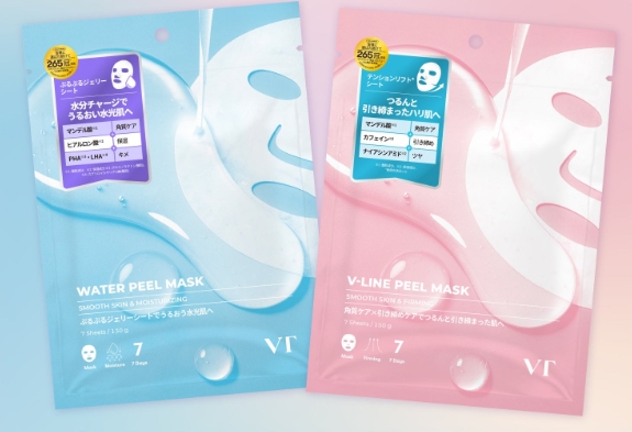 【プチプラなのに本格ピーリング♡】VT COSMETICS「PEEL MASK」2種類が先行発売！肌悩みに合わせて選べる「引き締め」vs「水光」ケアで理想の素肌に