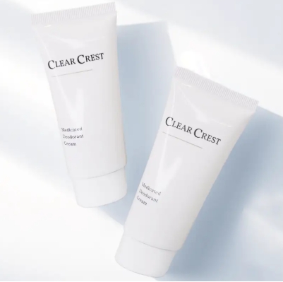 医薬部外品認可で安心♡【CLEAR CREST】Wの有効成分配合デオドラントクリーム新発売♪