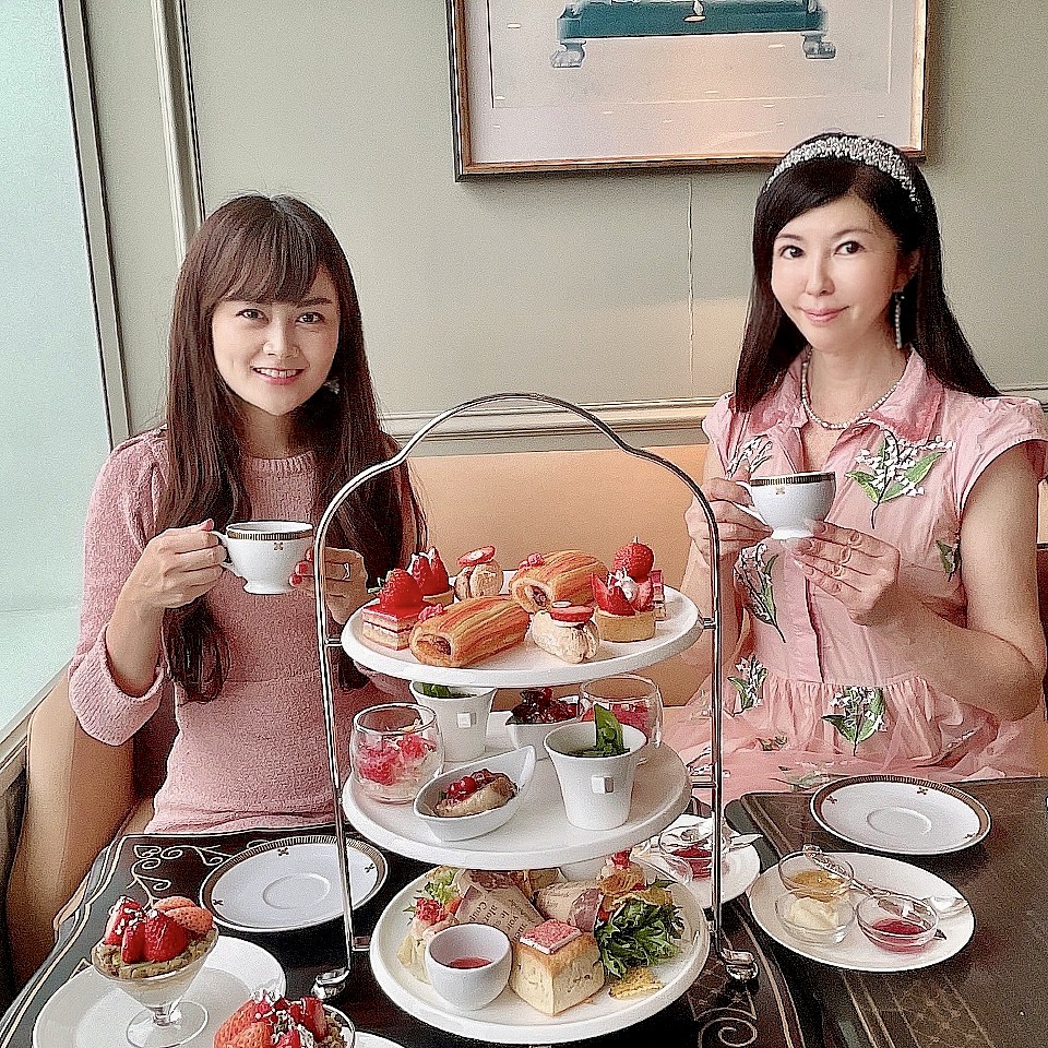 【東京】帝国ホテル 東京“桜×和”ストロベリーアフタヌーンティー♡苺と柚子タルト＆苺と抹茶のケーキ