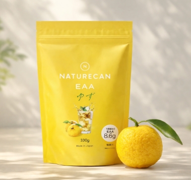 【Naturecan Fitness】大人気EAA（必須アミノ酸）に爽やかな新フレーバー「ゆず味」が12/24新登場◎アミノ酸スコア100、9種類の必須アミノ酸配合