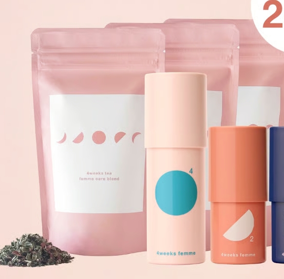 1周年感謝祭!女性のリズムに寄り添う「4weeks femme」全商品20%OFF&ハーブティープレゼント