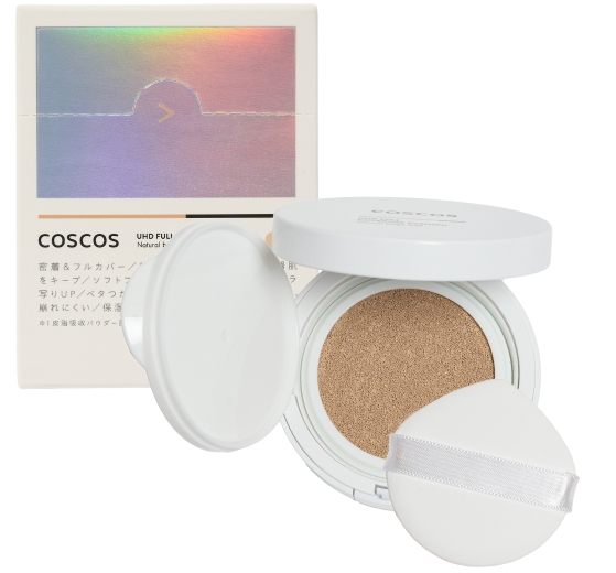 加工・修正いらずの美肌が完成♡COSCOS「UHDフルカバレッジクッション」で4K/8K時代の新基準