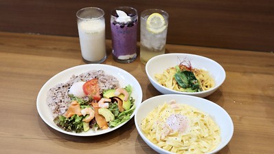 【ヘルシー】毎日の健康を考えた「からだハピネス」ロカボや大豆ミートメニュー〜カフェ・ド・クリエ