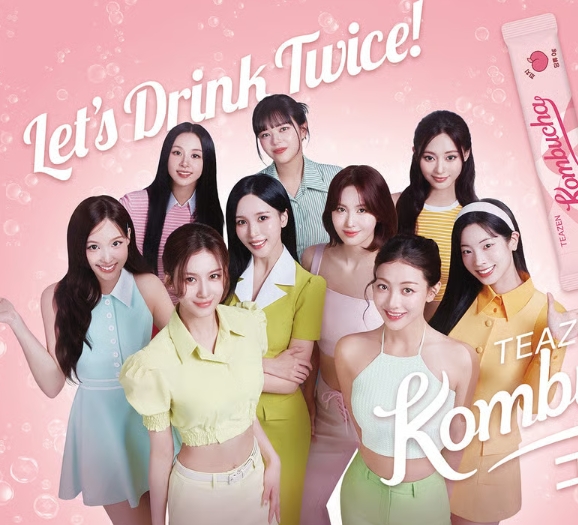TWICEがブランドアンバサダーに就任♡韓国No.1コンブチャ「TEAZEN」