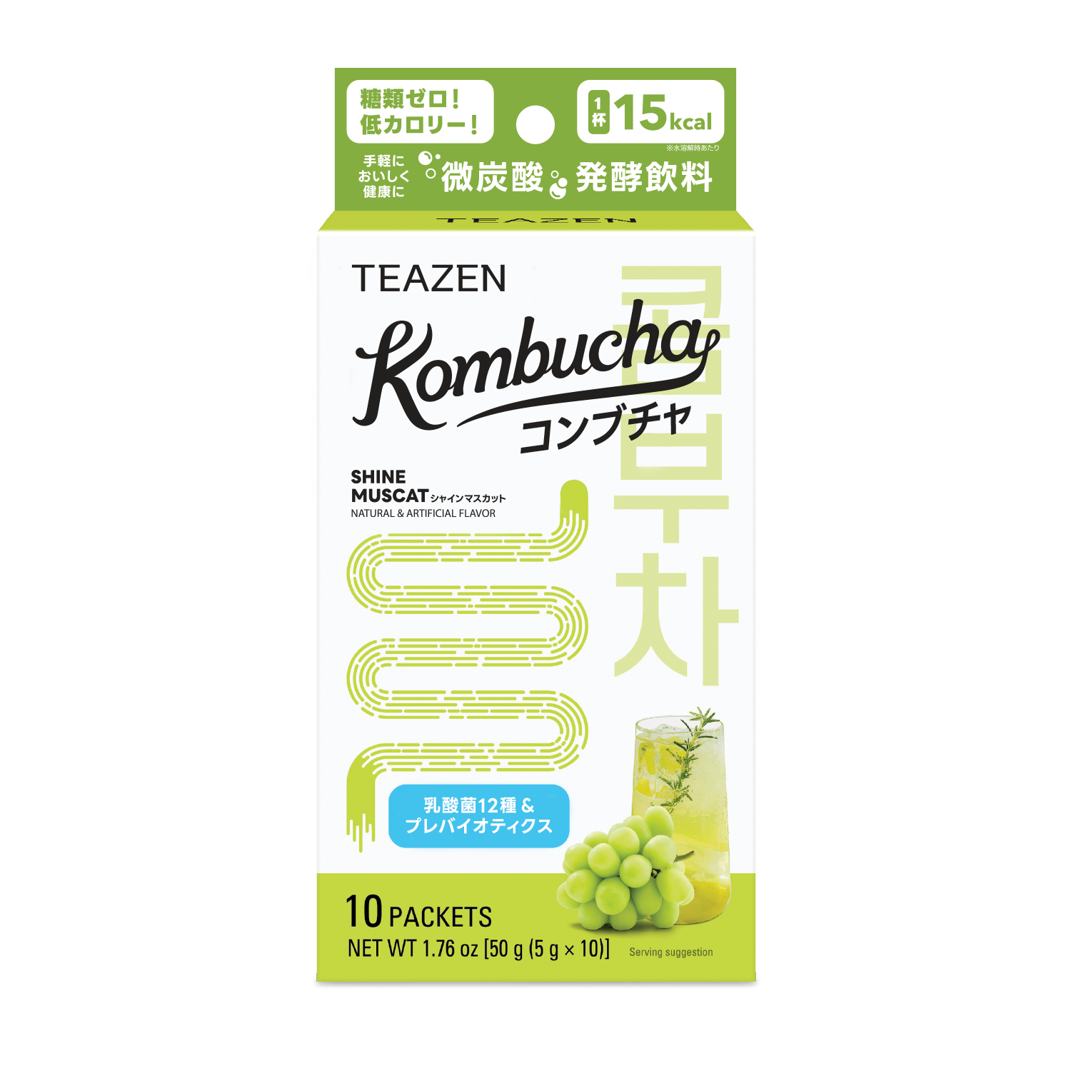 TEAZEN コンブチャ シャインマスカット