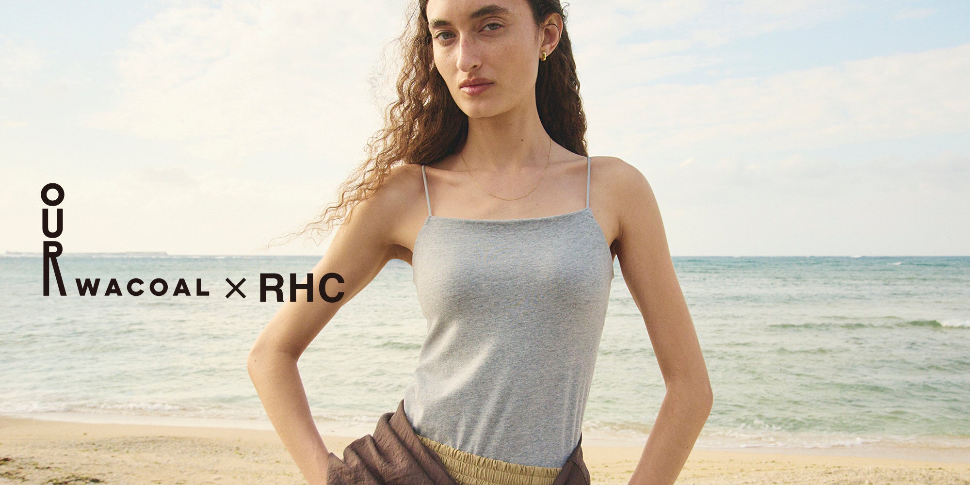 完売続出のコラボ第2弾が登場♪「OUR WACOAL」×「RHC Ron Herman」カップインキャミソールが6月12日より発売