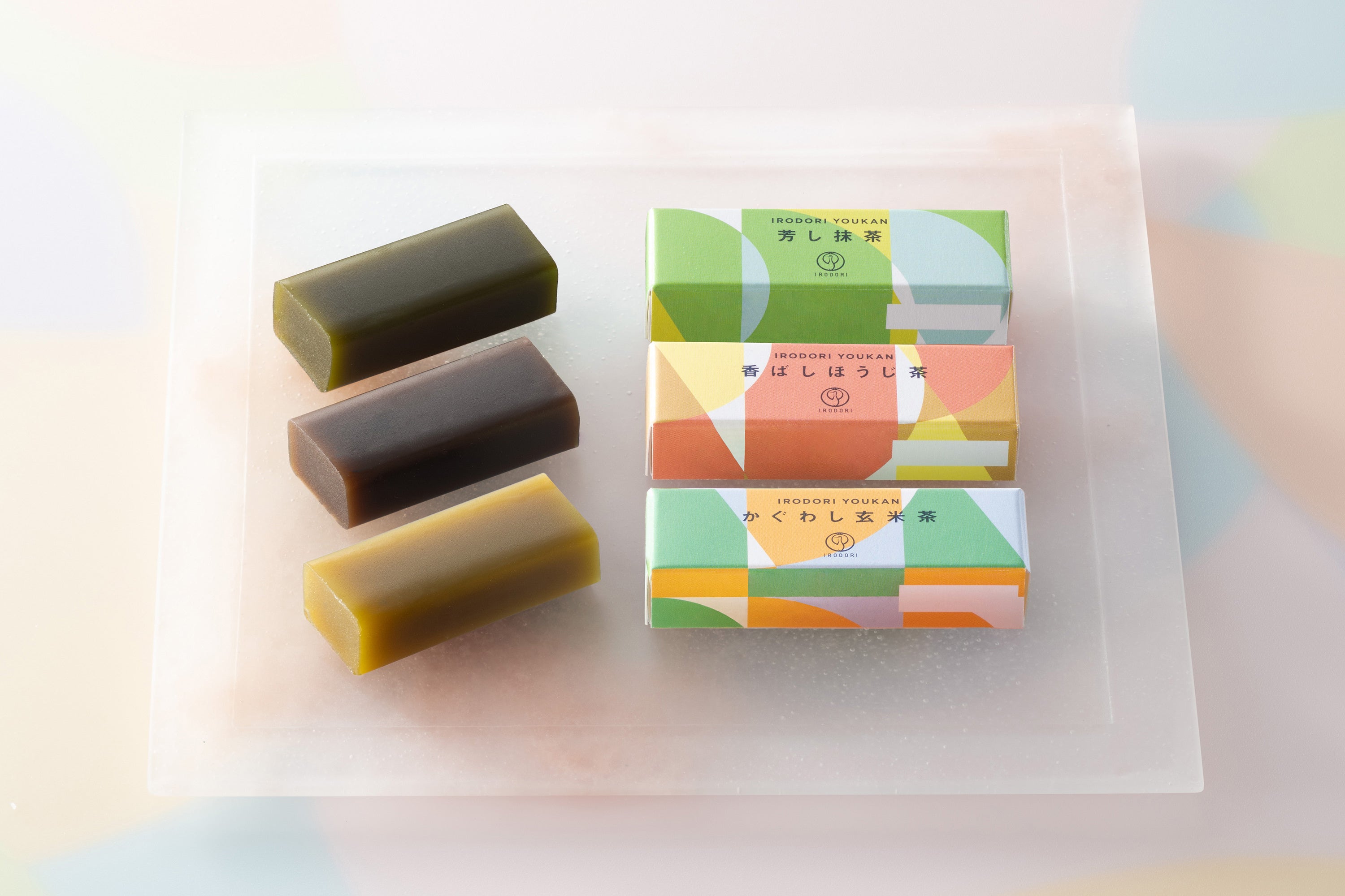 鶴屋吉信IRODORIから日本茶羊羹3種が6月5日新登場