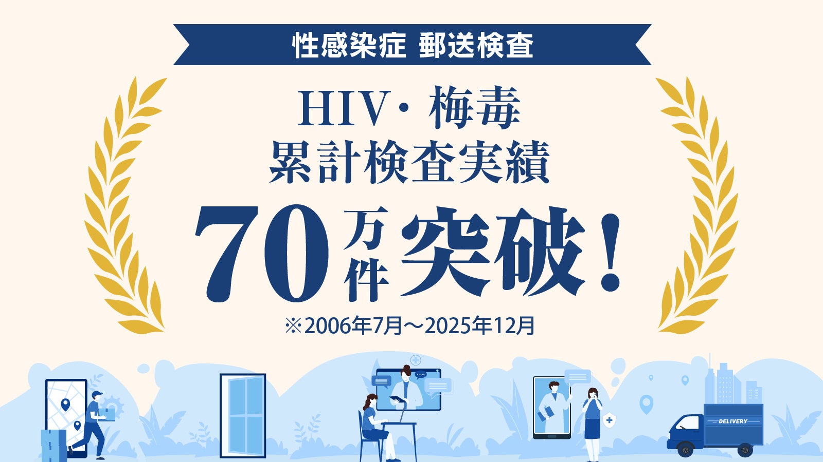 HIV・梅毒の郵送検査が累計70万件突破。6月の検査普及週間に知りたいこと
