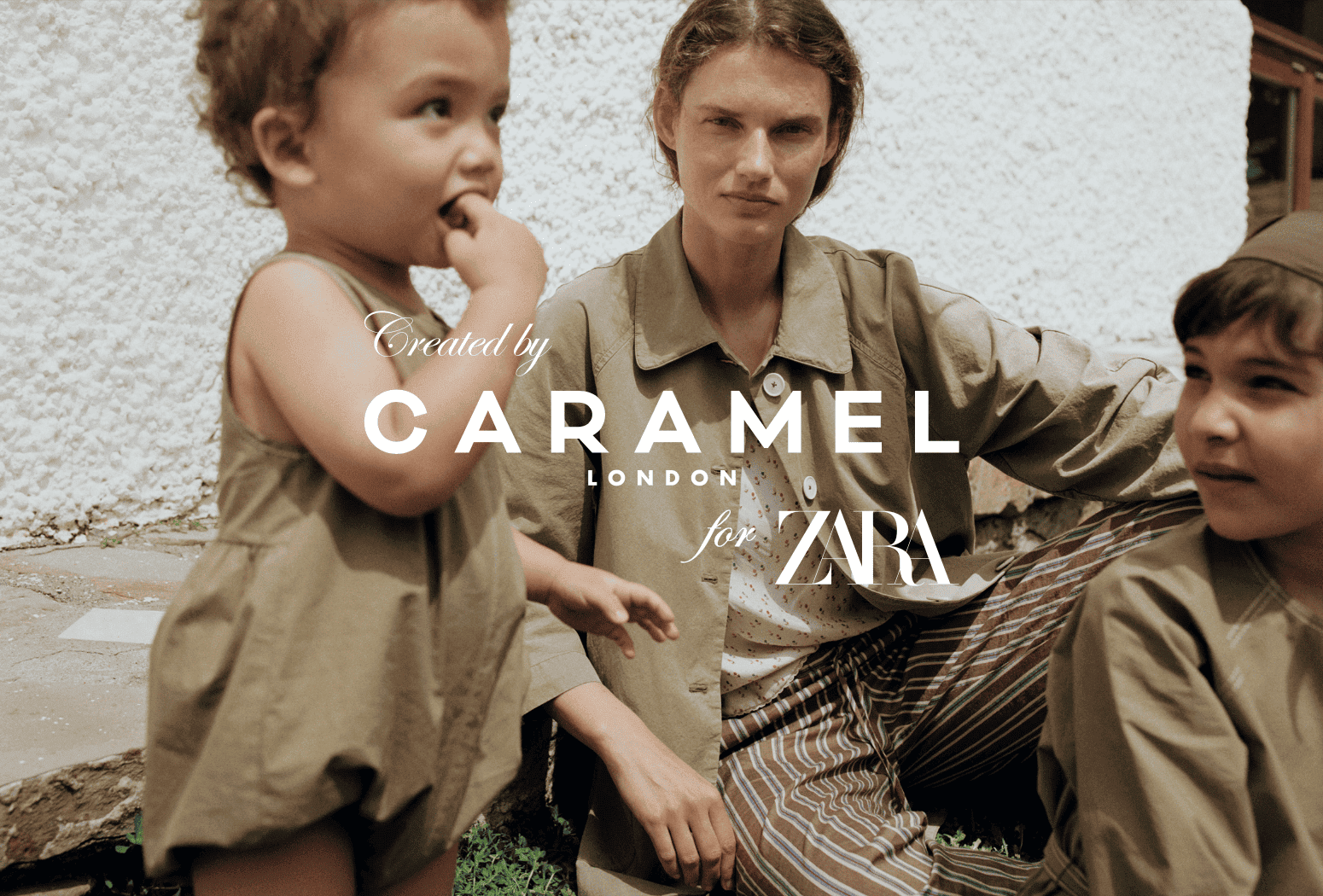 CaramelとZARAが初コラボ。キッズ¥1,290〜、ウィメンズも揃う新コレクション