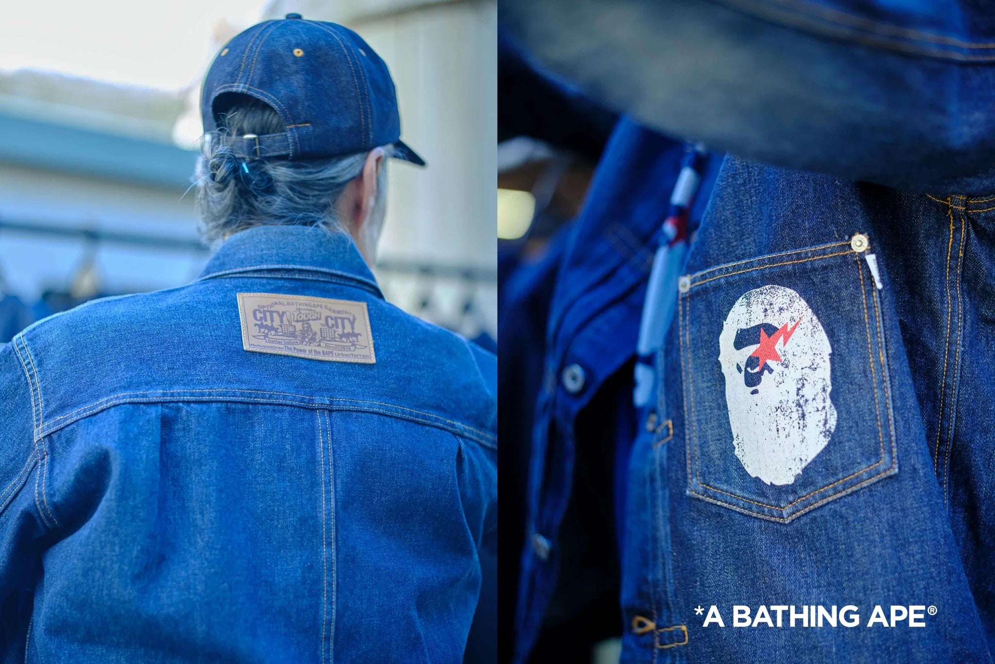 倉敷染×BAPE®、日本の手仕事が宿る「JAPAN DENIM COLLECTION」