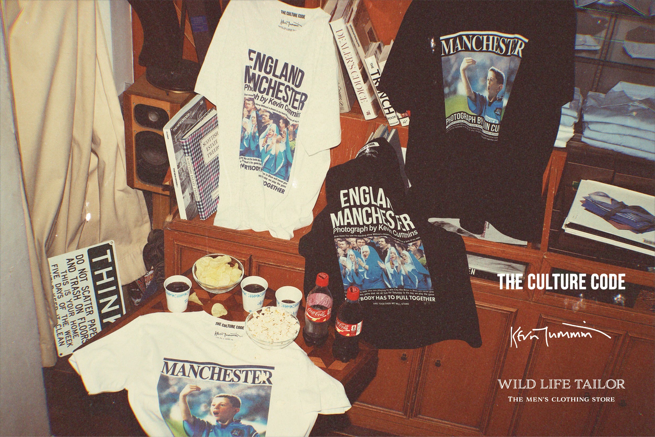 マンチェスターの記憶をまとう夏——WLT×THE CULTURE CODE×Kevin Cumminsコラボ