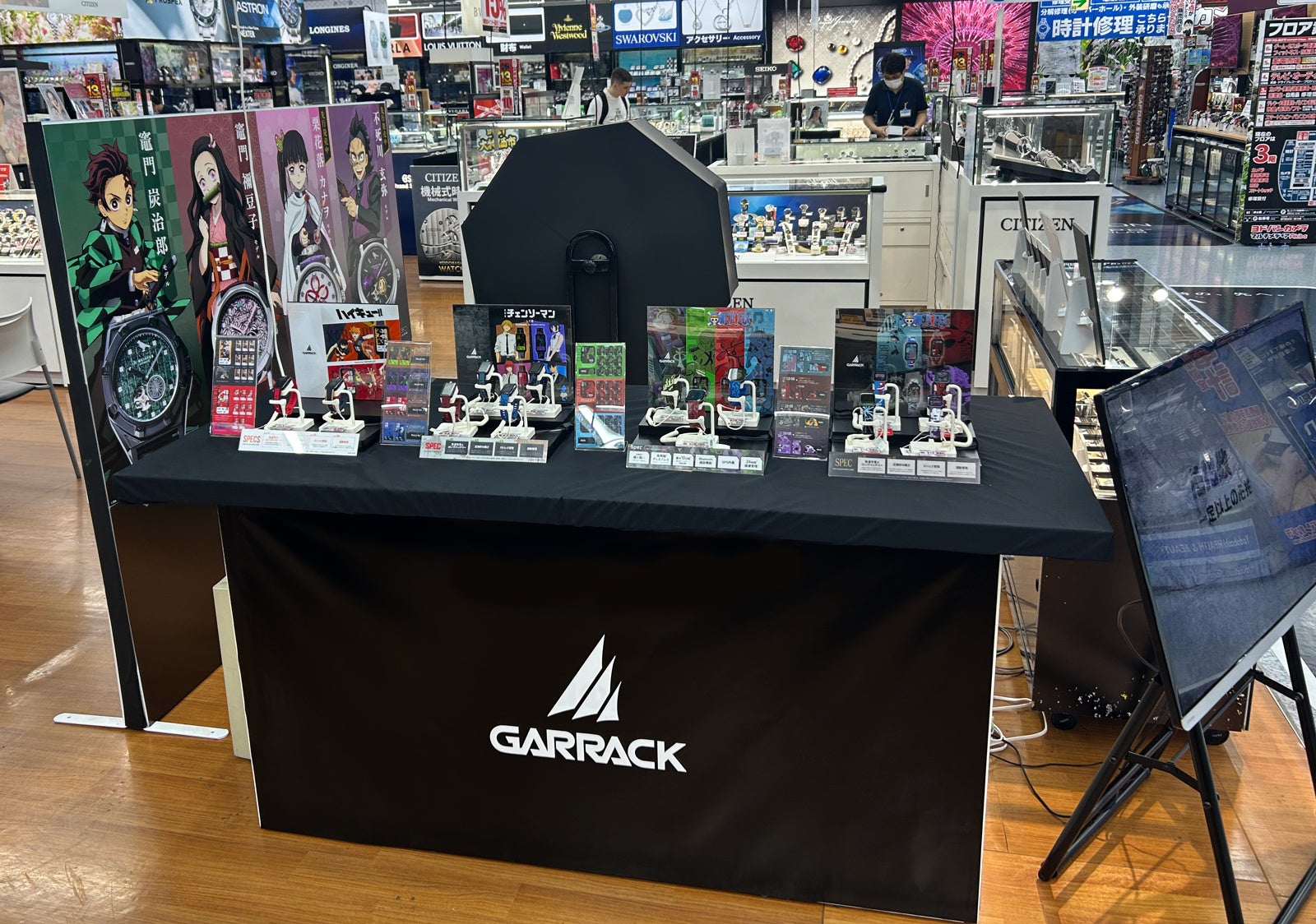 秋葉原で3日間限定！GARRACKのコラボウォッチ、品切れ人気モデルが集結