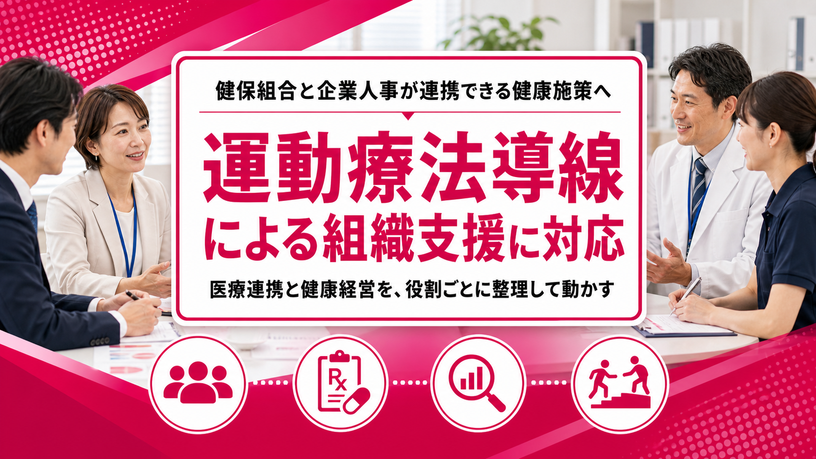 医療連携と健康経営支援を分けて設計、法人向けサポート開始