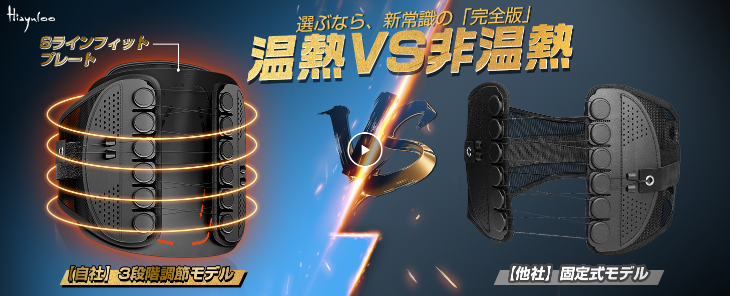 日中は支えて、夜はいたわる。3モード切替の腰サポーターが父の日に