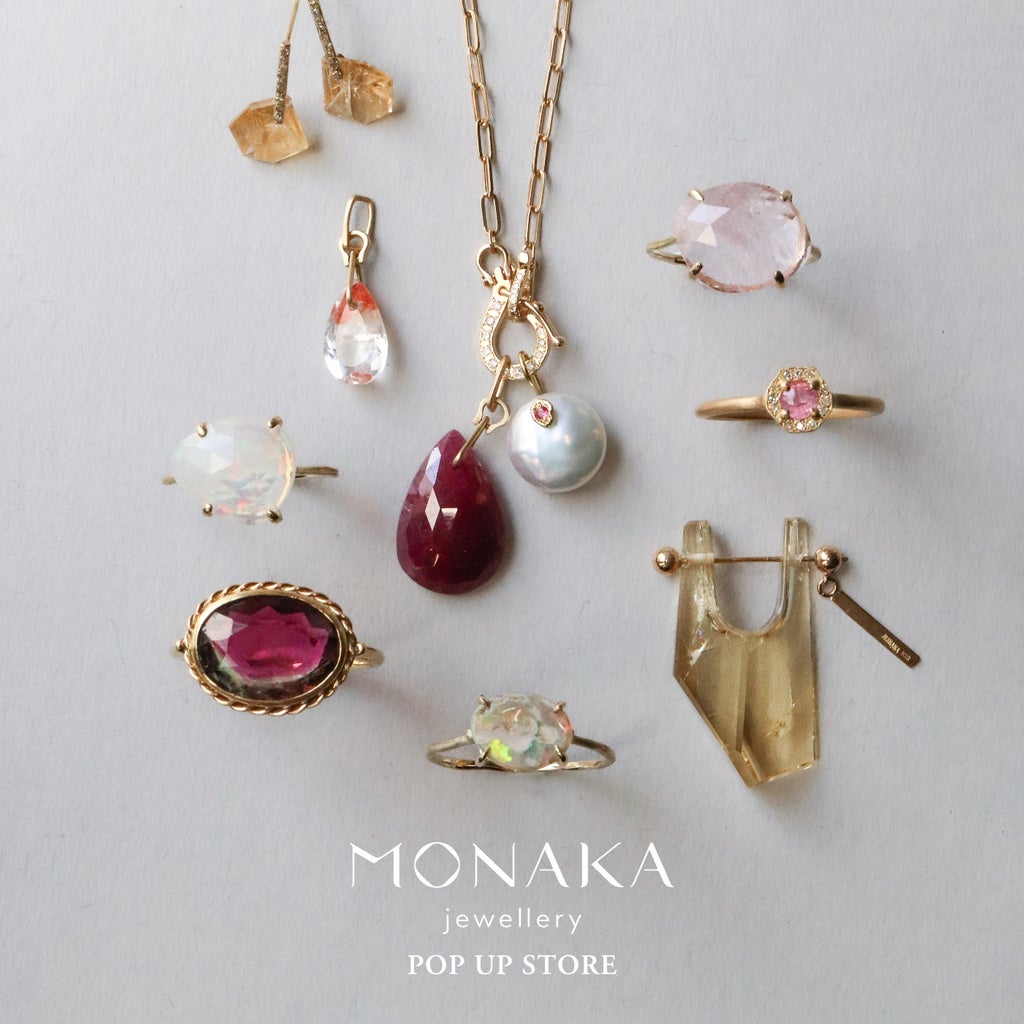 池袋に11日間限定！手仕事の天然石ジュエリー〈MONAKA jewellery〉が登場