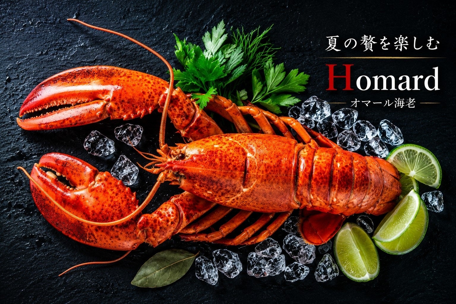 夏限定◎黒毛和牛×オマール海老の薪火コース、町田で開催