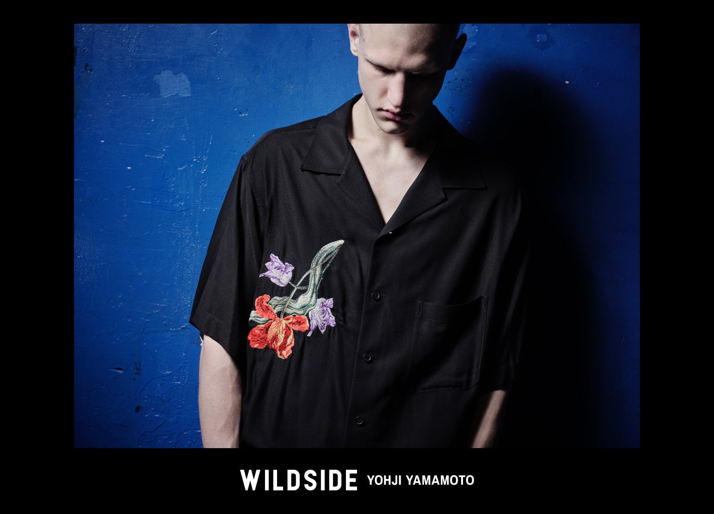 黒×花刺繍のシャツが一枚で主役に。WILDSIDE YOHJI YAMAMOTOの新作