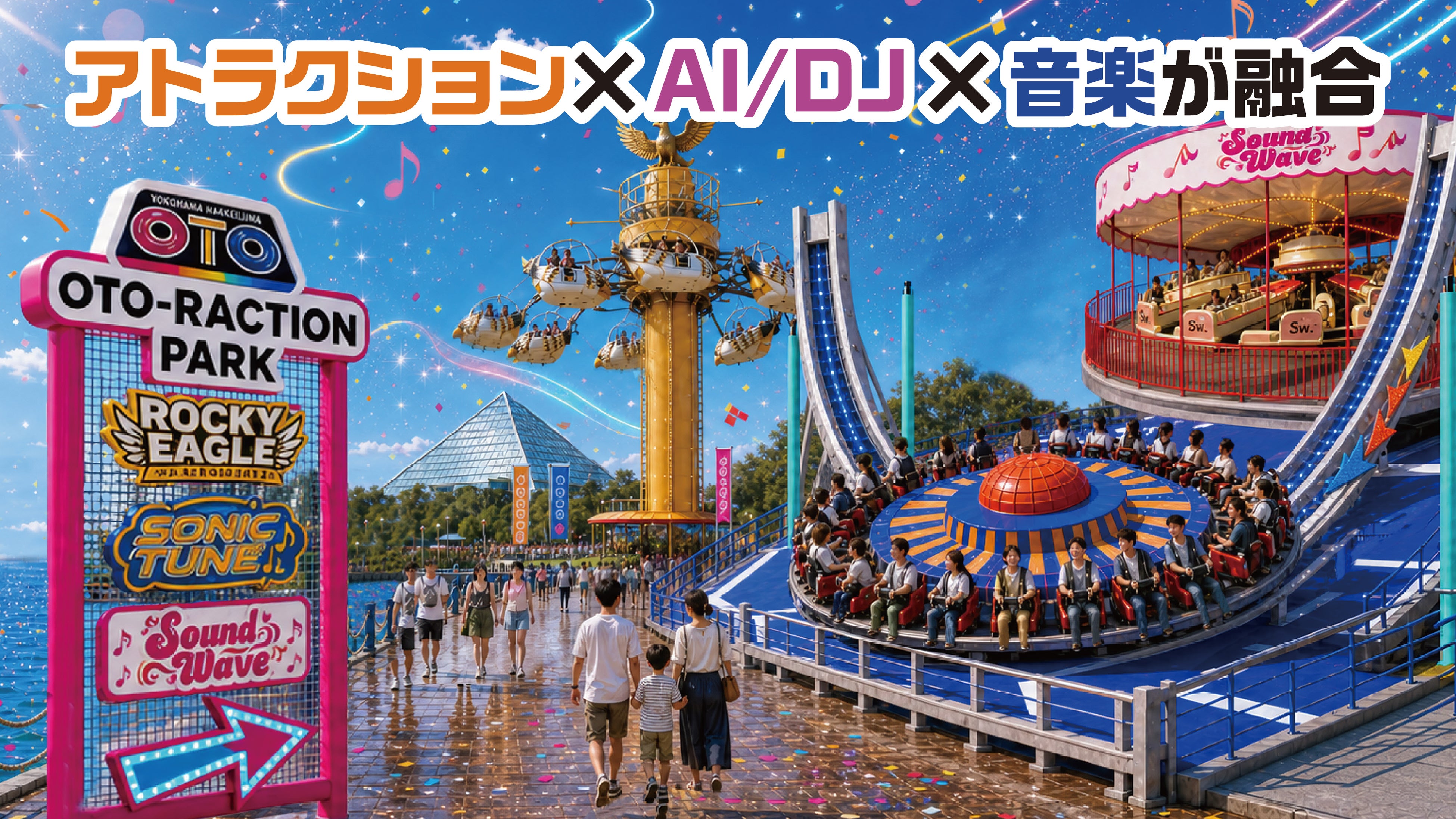 AIが音楽を選ぶ、海辺の新エリアが横浜に誕生