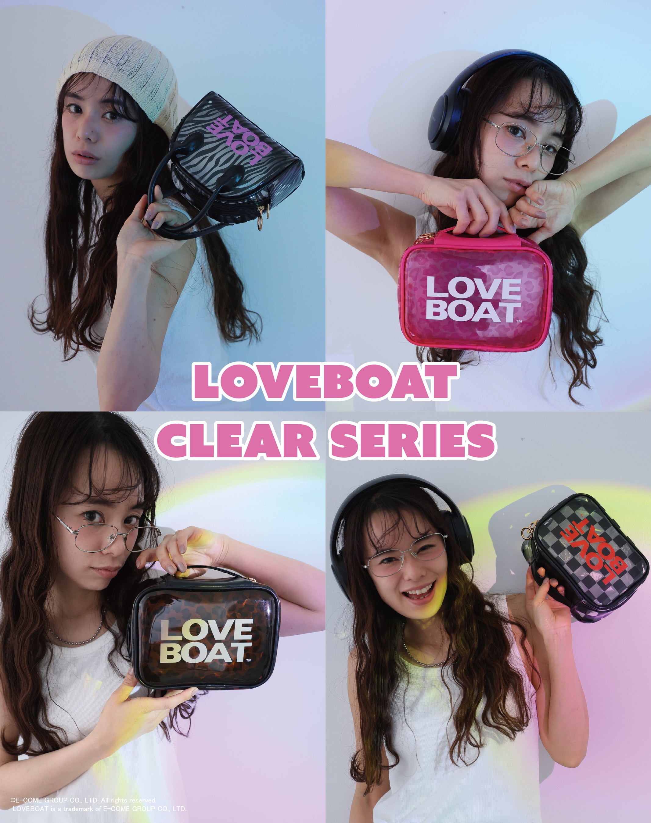 バッグの中まで、コーデの一部に。LOVEBOATのクリアシリーズが今夏登場