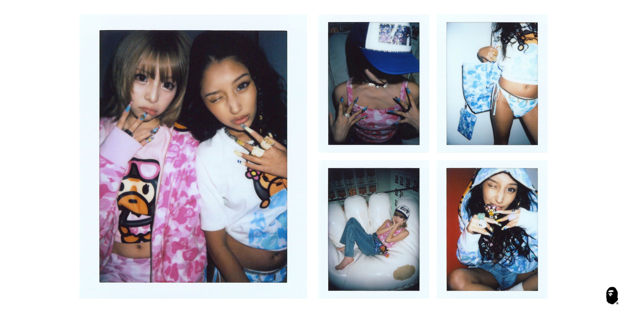 BAPE®のBABY LISAが夏顔に。カモ柄×パームツリーの新コレクション