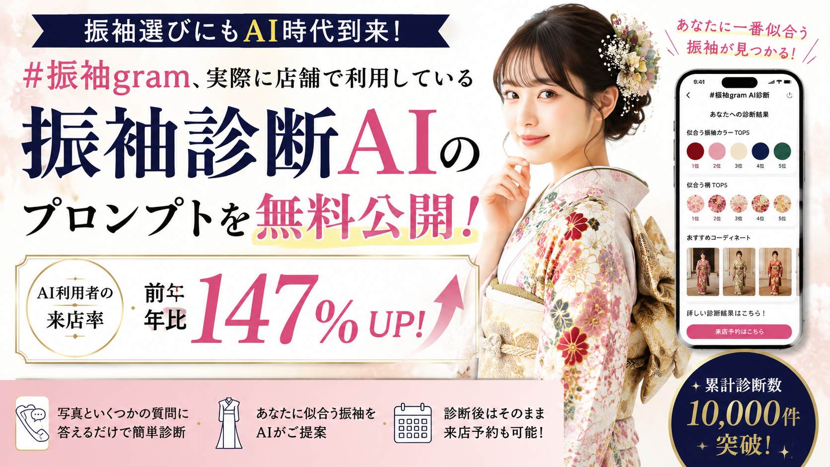 振袖選びにAIを使う時代。自分に似合う一着をプロの知識で診断