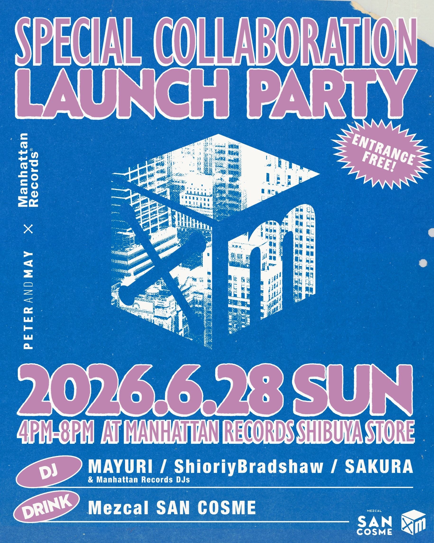 東京×パリ、音楽が結ぶサングラスが今夏の渋谷に登場