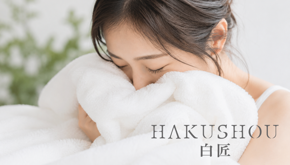 触れるたびにほぐれる、泉州の職人技が宿るタオル『HAKUSHOU』